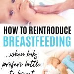 Baby prefers bottle to breast.